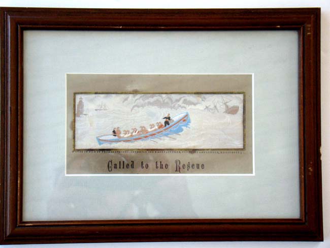 A STEVENSGRAPH silk picture entitled "Called to the Rescue" circa 1876 — image 3